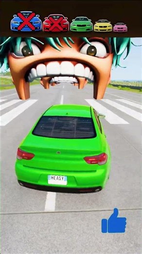 Big & Small Cars vs Saja KPop Demon Hunters pt.4 #beamngdrive #beamng #kpopdemonhunters