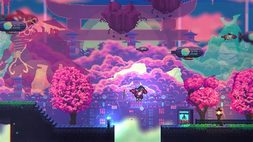 Dive into the vibrant pixel-art world of Atomic Owl, a side-scrolling roguelike that combines fast-paced platforming with dynamic hack-and-slash combat! | IGN