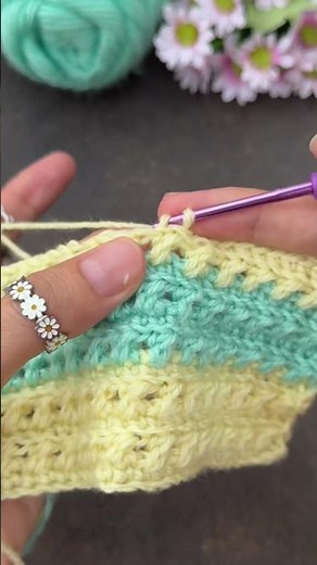 Wow😮crochet 2 rows easy patern crochet blanket pattern