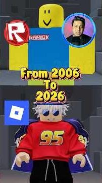 How Roblox changed from 2006 to 2026 #roblox #robloxshorts #robloxedit #robloxgames #robloxindia
