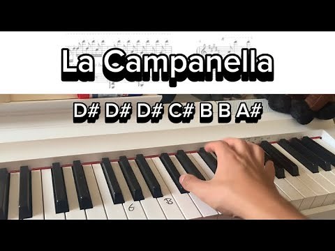 Liszt - La Campanella (beginner piano tutorial lesson)