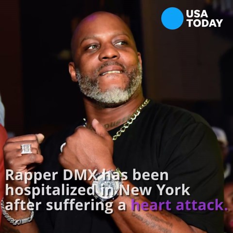 Rapper DMX is currently hospitalized after suffering a heart attack in his New York home