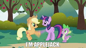 I'm Applejack.