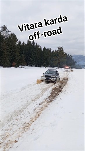 Suzuki Grand Vitara karda off-road keyfi