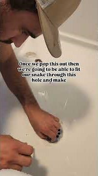 *QUICK* Unclogging My Shower Drain | Shower Won't Drain DIY Plumbing