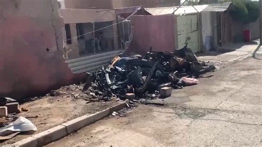 Site of 2024 US airstrikes on al-Qaim, Iraq, which killed student