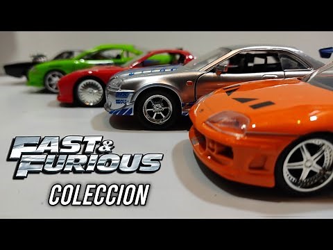 Collection Fast And furious scale car / Coleccion autos rapido y furioso autos a escala