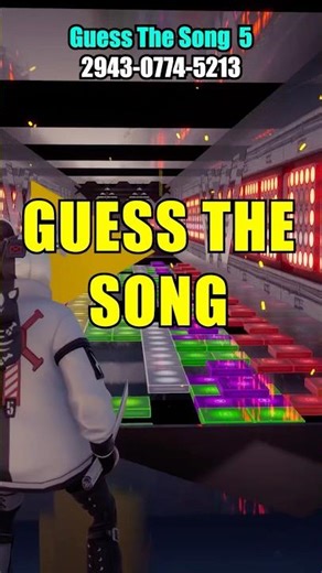 Can You Guess This Song On Fortnite? #fortnite #fortnitecreative