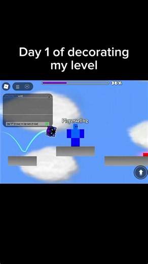 Day 1 of decorating my level | #gd #geometrydash