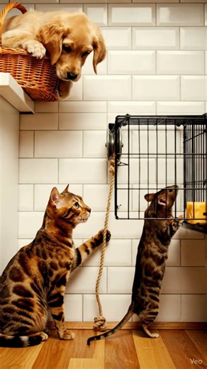 CoffeeCat Perfect Trap ? The Mouse’s Next Move Is Insane! #funnyanimals #animalstory #shorts #cat