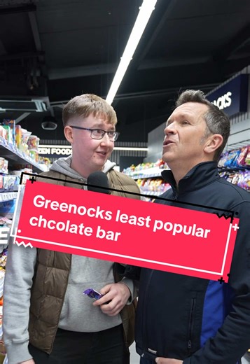 A bold statement from a bold man @Dylan Shoutout the catman 💯 What is your least favourite chocolate bar?? Let us know👇 Check out Greenocks newest Keystore yet at 90 Kilmacolm Rd, Greenock PA15 3LG 📍 #greenock #gourock #inverclyde #glasgow #scottishtiktok