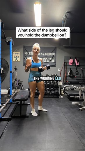 Korissa Pearson on Instagram: "Same-side (ipsilateral) loading = more quad + better stability Opposite-side (contralateral) loading = more glute + stabilizers"