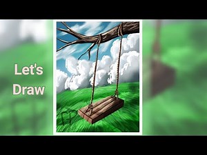 Drawing a Landscape with IbisPaint (Speedpaint)
