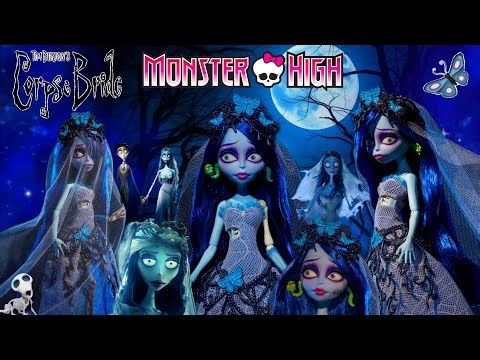 MONSTER HIGH CORPSE BRIDE EMILY DOLL UNBOXING 🪦💙