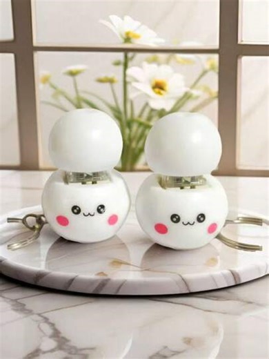 Mechanical Keyboard Keycap Keychain - Stress Relief Toy And Creative Finger Keyboard Pressure Relief Pendant, Mechanical Switch Tester, Novel Anti-Anxiety Press Relief Stress Toy, Suitable For Teenagers To Relieve Pressure - Office Stress Relief Toy With Clear Click Buttons, Can Be Used As Keychain Or Car Key Chain, Ideal Gift For Friends On Birthday, Valentine's Day And New Year | SHEIN