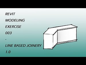 Revit Modeling Exercise 003 - Line Based Joinery 1.0