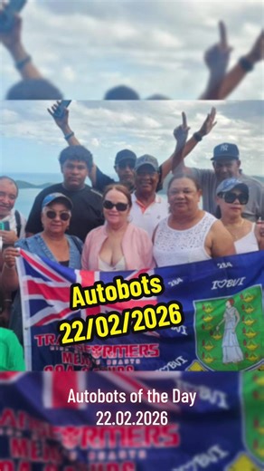🇻🇬Autobots of the Day 22/02/2026🇻🇬 ~ Sing 🎤 Laugh 😆 Dance 💃🏽 🕺🏽 Learn Musical Entertainer & Tour Guide 🎶 The Best 🌟 💯 🎵 Automatic Good Time 🍹 Transformers Tour of the VI #ttvi #bvisoultrain #mejo #bvikaroake We don’t own the rights to the music.