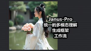 Janus-Pro 统一的多模态理解和生成框架 工作流