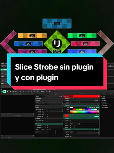 Efecto Slice Strobe en Resolume: Tutorial Completo