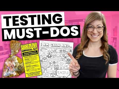 5 Things I ALWAYS Do Before the STAAR Test