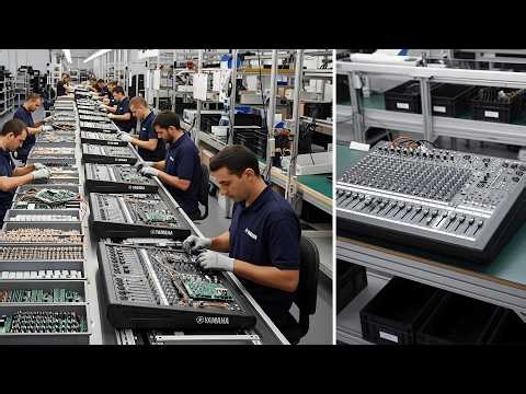 Yamaha MG2414FX Production Process — Inside a Pro Audio Factory