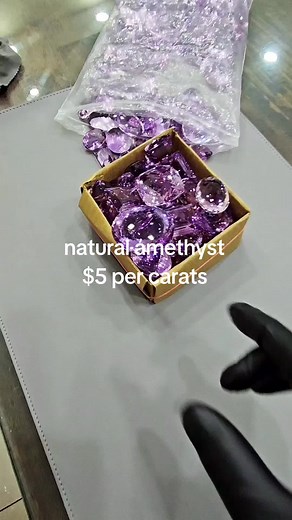 natural Amethyst $5 carats #gemstones #colorstone #gemstonejewelry #gemstoneslovers #gemmologie #mineralogy #lapidary #ethicalgemstone #viralvideo #tiktok #rock #tiktok #minerals #mineralogy