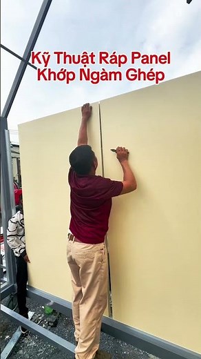 Panel Assembly Techniques with Interlocking Joints #panelthinhphat #prefabricatedhouse #panelhous...