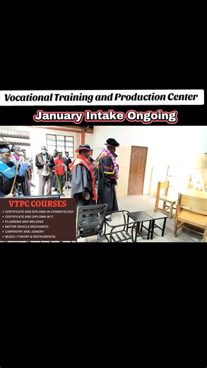 The Vocational Training and Production Center, (VTPC) a college led by the Benedictine Fathers of Nairobi announces the ongoing January Intake for various skillful courses. For more information, please contact VTPC via 0703290982 or email to benedictinevtpc@gmail.com You are welcome #stbenedictparishruaraka #trendingreel #happynewyear2026 #vtpc #fyp #catholic | St. Benedict Catholic Church Thika Road