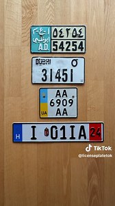 I’m getting closer and closer to collecting a license plate from everywhere on Earth! 🌎 #foryoupage #licenseplatetok #hungary #ukraine #dubai