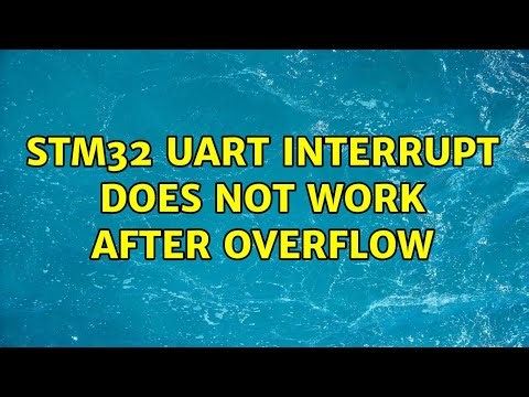 STM32 UART Interrupt does not work after overflow