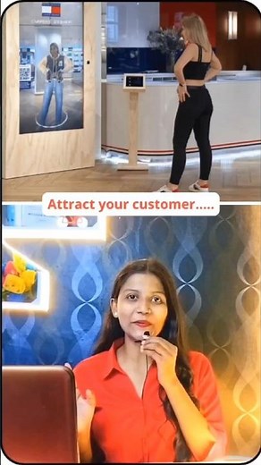 Virtual try on 🔥 Digital mirror #FutureOfShopping #FashionTech #Shopping #lIlnnovation #SmartMirror