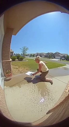 Karen Says “Stop Wasting Water” — Sprinkler Soaks Her Instantly 💦😳