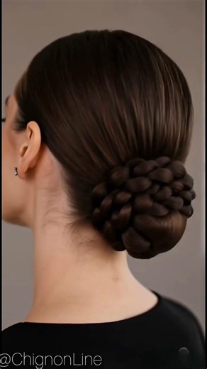 Low Braided Bun with Delicate Details | Simple Yet Elegant Updo