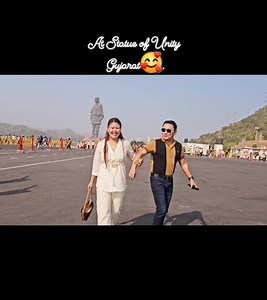 121K views · 2.9K reactions | At Sardar Sarovar Dam, Statue of Unity Gujarat 欄, with Tanoo Darling ❤️...!!! #sarovardam #gujarat #StatueOfUnity #gujarattourism #travellife #travel Nabam Manying Teli | Teli Tada Camdir | Facebook