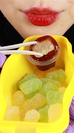 New Korean CVS food 🇰🇷 Bear jelly ASMR