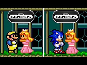 Mario & Sonic On The Same Sega Genesis Bootleg?! [Let's Compare]