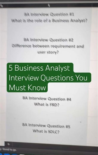 5 Business Analyst Interview Questions You Must Know