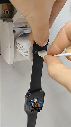 Smartwatch Hanging Charge Hack You Must See! 🔥⌚️ #DIY #LifeHack