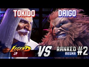 SF6 ▰ TOKIDO (JP) vs DAIGO (#2 Ranked Akuma) ▰ High Level Gameplay