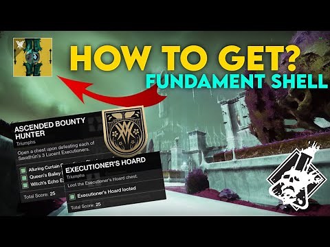 Destiny 2 How to get Fundament Shell from Throne World