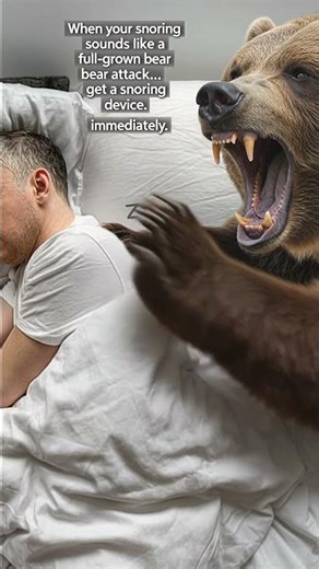 even bears hate snorers #sleepsolution #funnyshorts