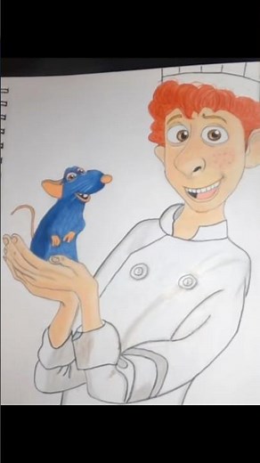 How To Draw Remy & Alfredo! (Ratatouille) #kidsvideo #fun #kids #disney #pixar #artist #art #artwork