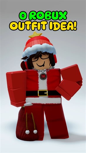 0 Robux Outfit Idea! Christmas Free Items & Avatar! (Santa) | CyrBlox