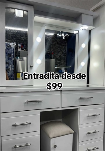 Iniciamos el año con los vanitys más hermosos del mercado y a los mejores precios, Promo entrada de $99 🥰♥️ o efectivo en los $189 #vanitymirror #vanity #salcedo #girls