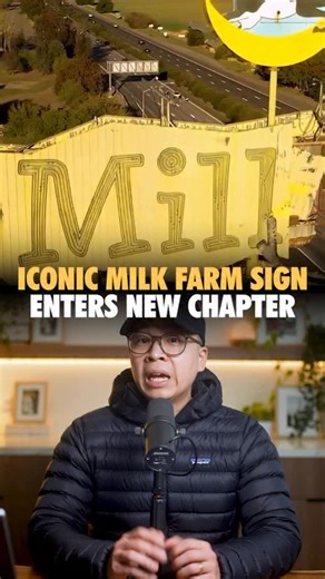 Wilson Leung on Instagram: "The iconic Milk Farm sign off Interstate 80 in Dixon has new owners. While the restaurant closed decades ago, the 100 foot cow over the moon sign may see repairs and possible neon restoration as plans for the 59 acre site are evaluated. How should communities balance preservation and redevelopment of highway landmarks? 💬 Comment “update” to get our Bay Area newsletter and stay in the loop with weekly local news, events, and real estate trends."