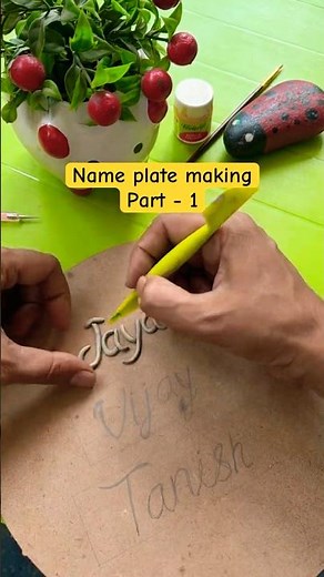 Easy Clay Name Making Tutorial for Beginners | Nameplate Art | learn how to make names using moldit