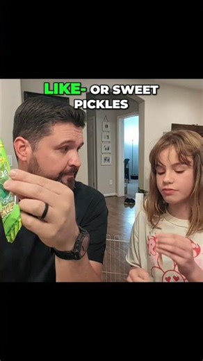 PICKLE Candy?! Sour Power Straws Taste Test 🥒🔥 #shorts