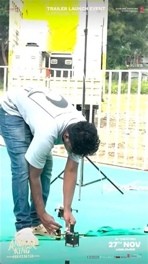 Get Ready for Drone Show at Andhra King Taluka Trailer Launch Event | Ram Pothineni | Shreyas Media