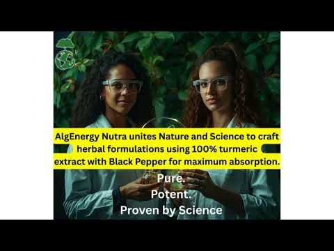 AlgEnergy Nutra Curcumin Capsules | Golden Power of Nature