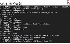 F5LTM第六期：F5 TMSH备份恢复操作配置介绍